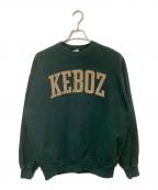 KEBOZケボズ）の古着「スウェットプルオーバー」｜グリーン