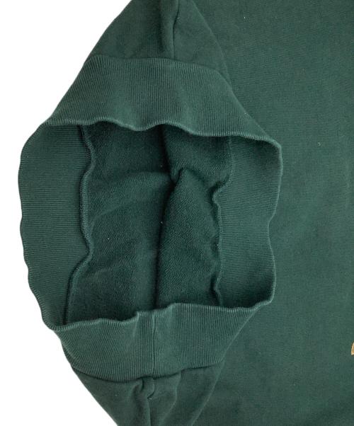 KEBOZ（ケボズ）KEBOZ (ケボズ) スウェットプルオーバー グリーン サイズ:Sの古着・服飾アイテム