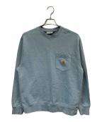 Carhartt WIPカーハート ワークインプログレス）の古着「スウェットプルオーバー」｜ブルー