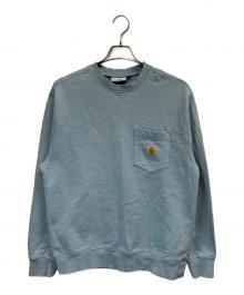 Carhartt WIP（カーハート ワーク イン プログレス）の古着「スウェットプルオーバー」｜ブルー