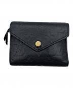 LOUIS VUITTONルイ ヴィトン）の古着「ポルトフォイユヴィクトリーヌ」｜ブラック