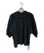 JOURNAL STANDARD relumeジャーナルスタンダード レリューム）の古着「フラワーエンブロイダリー2WAYプルオーバー」｜ブラック