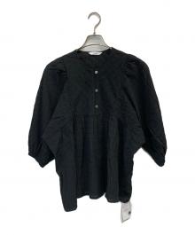 JOURNAL STANDARD relume（ジャーナルスタンダード レリューム）の古着「フラワーエンブロイダリー2WAYプルオーバー」｜ブラック