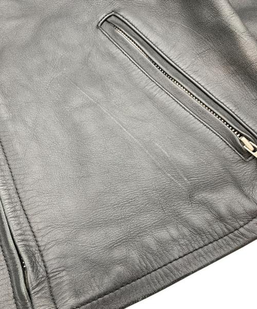 OHPLAN（オウプラン）OHPLAN (オウプラン) レザージャケット ブラック サイズ:3Lの古着・服飾アイテム