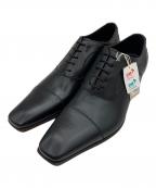 KATHARINE HAMNETTキャサリンハムネット）の古着「ストレートチップシューズ」｜ブラック