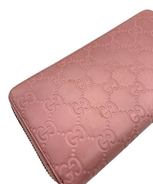 GUCCI（グッチ）GUCCI (グッチ) 長財布 ピンクの古着・服飾アイテム