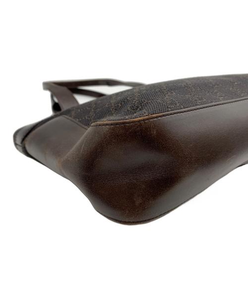 GUCCI（グッチ）GUCCI (グッチ) ハンドバッグ ブラウンの古着・服飾アイテム