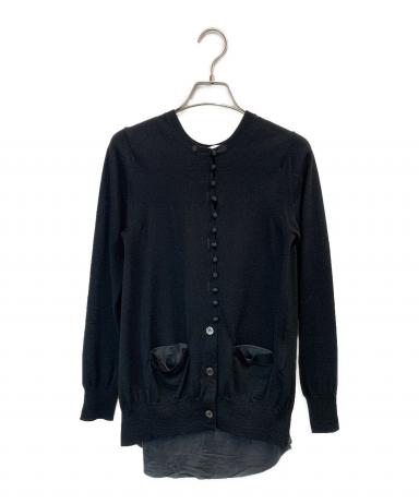 sacai luck サカイラック レイヤード カーディガン x3934 中古・古着通販】sacai luck (サカイラック) ドッキング ニット