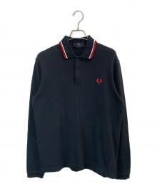 FRED PERRY（フレッドペリー）の古着「長袖ポロシャツ」｜ブラック
