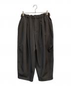 mizuiro-indミズイロインド）の古着「パンチングイージーパンツ」｜ブラウン