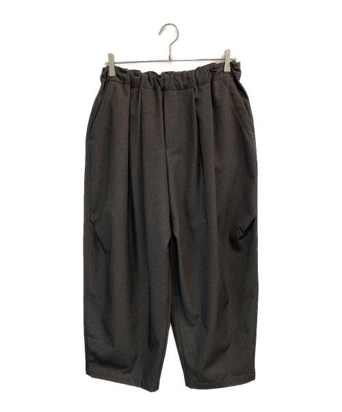 mizuiro-ind（ミズイロインド）mizuiro-ind (ミズイロインド) パンチングイージーパンツ ブラウン サイズ:記載なしの古着・服飾アイテム