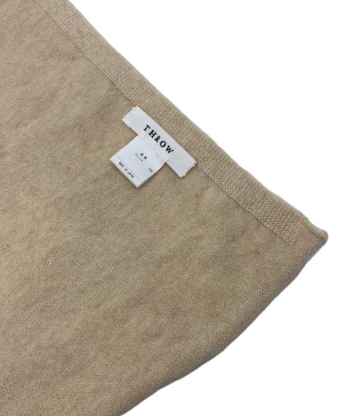 THROW（スロー）THROW (スロー) カシミヤストール ベージュの古着・服飾アイテム
