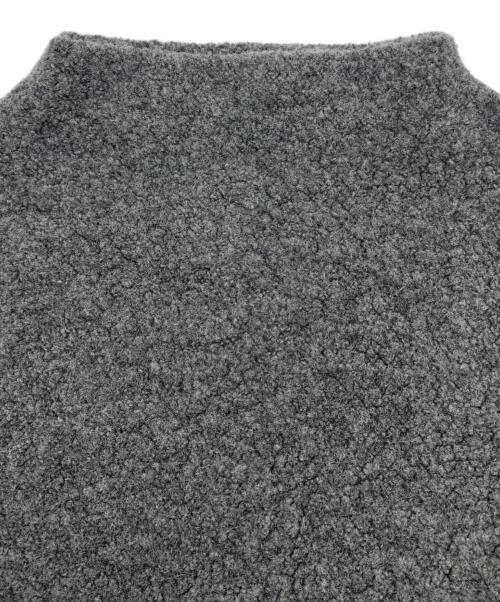 かぐれ（カグレ）かぐれ (カグレ) ボアウールボトルネックプルオーバー グレー サイズ:Fの古着・服飾アイテム