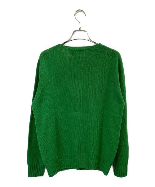 かぐれ（カグレ）かぐれ (カグレ) 厚手カーディガン グリーン サイズ:36の古着・服飾アイテム