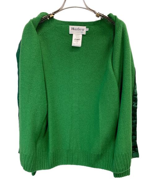 かぐれ（カグレ）かぐれ (カグレ) 厚手カーディガン グリーン サイズ:36の古着・服飾アイテム