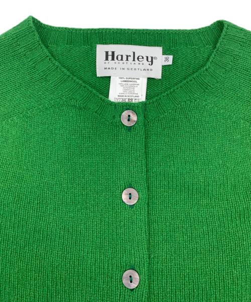 かぐれ（カグレ）かぐれ (カグレ) 厚手カーディガン グリーン サイズ:36の古着・服飾アイテム