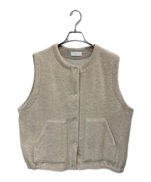 KAGURE（カグレ）KAGURE (カグレ) ウールベスト アイボリー サイズ:Fの古着・服飾アイテム