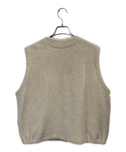 KAGURE（カグレ）KAGURE (カグレ) ウールベスト アイボリー サイズ:Fの古着・服飾アイテム