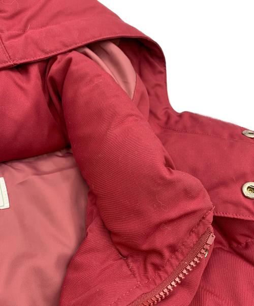 LACOSTE（ラコステ）LACOSTE (ラコステ) ダウンジャケット レッド サイズ:4の古着・服飾アイテム
