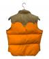 Rocky Mountain FeatherBed (ロッキーマウンテンフェザーベッド) ダウンベスト ベージュ×オレンジ サイズ:11/12：20000円