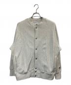 Champion REVERSE WEAVEチャンピオン リバース ウィーブ）の古着「スナップ ジャケット」｜アイボリー