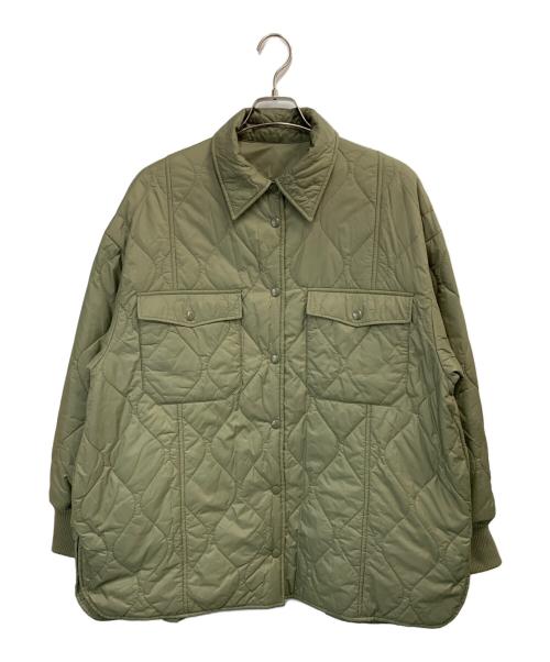 Mila Owen（ミラオーウェン）Mila Owen (ミラオーウェン) パデット&リバーシブルキルティングジャケット オリーブ サイズ:Fの古着・服飾アイテム
