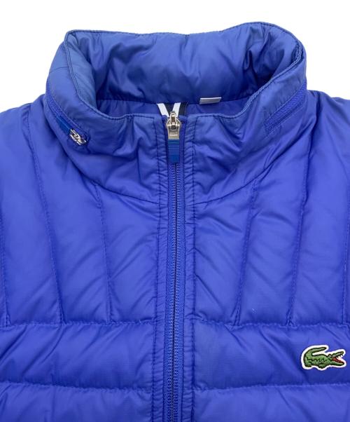 LACOSTE（ラコステ）LACOSTE (ラコステ) ダウンジャケット ブルー サイズ:Sの古着・服飾アイテム
