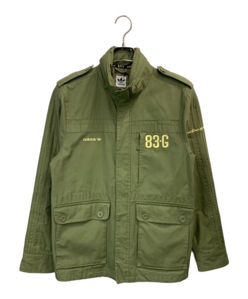 adidas（アディダス）adidas (アディダス) MARK GONZALES (マーク・ゴンザレス) フィールドジャケット オリーブ サイズ:Sの古着・服飾アイテム