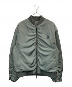 CONVERSE TOKYOコンバーストウキョウ）の古着「MILITARY GATHER MA-1/ミリタリーギャザーMA-1」｜グリーン