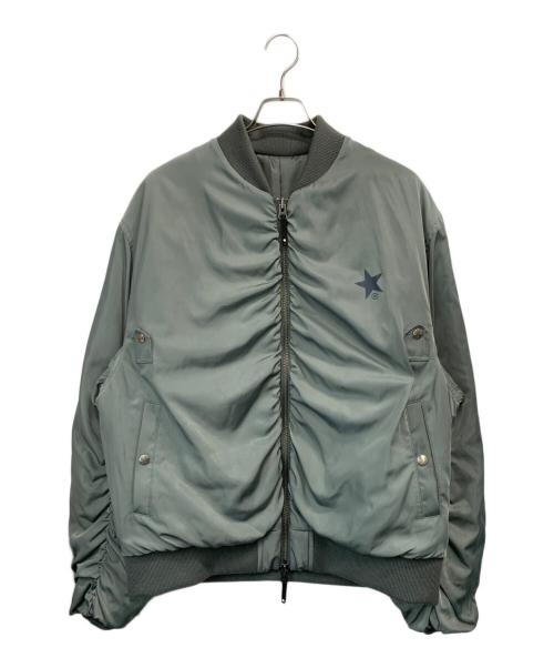 CONVERSE TOKYO（コンバーストウキョウ）CONVERSE TOKYO (コンバーストウキョウ) MILITARY GATHER MA-1/ミリタリーギャザーMA-1 グリーン サイズ:3の古着・服飾アイテム