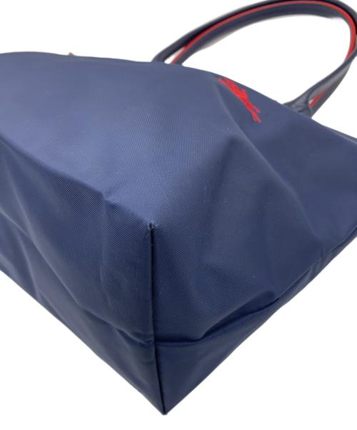 LONGCHAMP（ロンシャン）LONGCHAMP (ロンシャン) ル プリアージュ ネイビー×レッドの古着・服飾アイテム