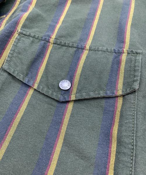 THE NORTH FACE（ザ ノース フェイス）THE NORTH FACE (ザ ノース フェイス) Regimental Stripe Field Shirt オリーブ サイズ:不明の古着・服飾アイテム