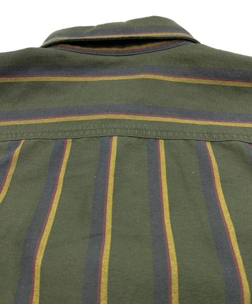 THE NORTH FACE（ザ ノース フェイス）THE NORTH FACE (ザ ノース フェイス) Regimental Stripe Field Shirt オリーブ サイズ:不明の古着・服飾アイテム