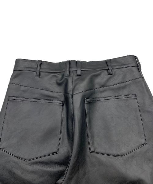 th products（ティーエイチプロダクツ）th products (ティーエイチプロダクツ) Synthetic Leather Pants ブラック サイズ:1の古着・服飾アイテム