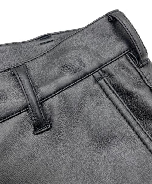 th products（ティーエイチプロダクツ）th products (ティーエイチプロダクツ) Synthetic Leather Pants ブラック サイズ:1の古着・服飾アイテム