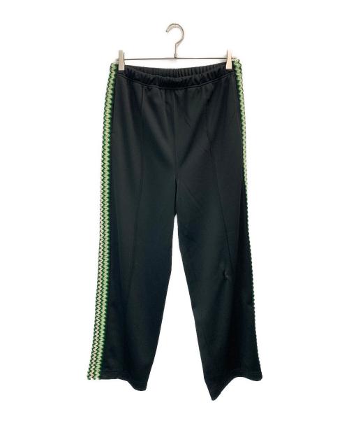 MONKEY TIME（モンキータイム）MONKEY TIME (モンキータイム) JERSEY SIDE LACE TRACK PANT ブラック サイズ:Lの古着・服飾アイテム