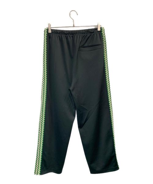 MONKEY TIME（モンキータイム）MONKEY TIME (モンキータイム) JERSEY SIDE LACE TRACK PANT ブラック サイズ:Lの古着・服飾アイテム