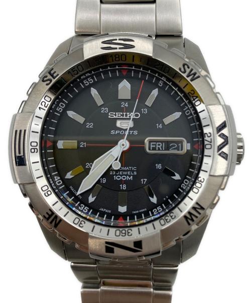 SEIKO（セイコー）SEIKO (セイコー) 腕時計 ブラックの古着・服飾アイテム