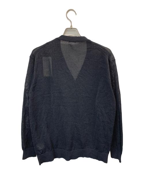 WORK ABOUT（ワーク アバウト）WORK ABOUT (ワーク アバウト) GIMA ニットカーディガン ネイビー サイズ:Lの古着・服飾アイテム