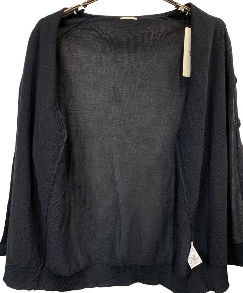 WORK ABOUT（ワーク アバウト）WORK ABOUT (ワーク アバウト) GIMA ニットカーディガン ネイビー サイズ:Lの古着・服飾アイテム
