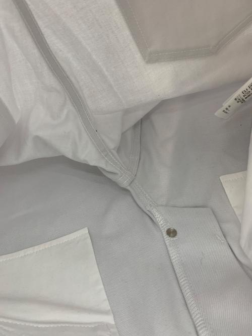 JOHN LAWRENCE SULLIVAN（ジョン ローレンス サリバン）JOHN LAWRENCE SULLIVAN (ジョン ローレンス サリバン) RIGID DENIM LAYERED PANTS ホワイト サイズ:46の古着・服飾アイテム