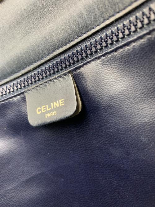 CELINE（セリーヌ）CELINE (セリーヌ) ハンドバッグ ネイビーの古着・服飾アイテム