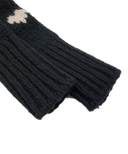 NKNIT（ンニット）NKNIT (ンニット) ♡pattern KNIT ブラック サイズ:130の古着・服飾アイテム