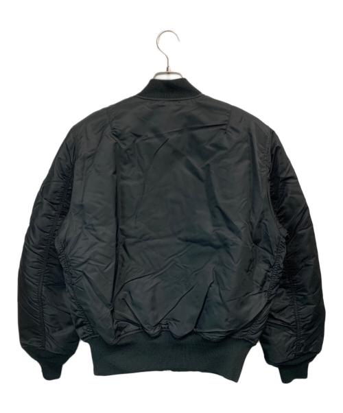 ALPHA（アルファ）ALPHA (アルファ) MA-1 FLIGHT JACKET ブラック サイズ:Mの古着・服飾アイテム
