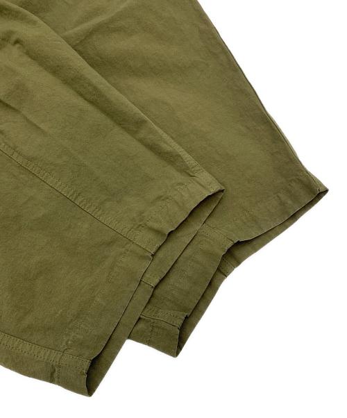 Curensology（カレンソロジー）Curensology (カレンソロジー) コットンリネンドロストパンツ オリーブ サイズ:Fの古着・服飾アイテム