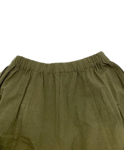 Curensology（カレンソロジー）Curensology (カレンソロジー) コットンリネンドロストパンツ オリーブ サイズ:Fの古着・服飾アイテム