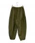 Curensology (カレンソロジー) コットンリネンドロストパンツ オリーブ サイズ:F：13000円