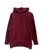 ATONエイトン）の古着「プルオーバーパーカー」｜レッド