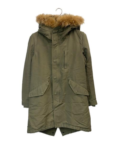 AMERICAN RAG CIE（アメリカンラグシー）AMERICAN RAG CIE (アメリカンラグシー) モッズコート オリーブ サイズ:2の古着・服飾アイテム