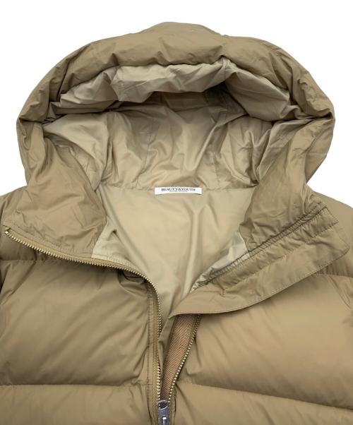 BEAUTY&YOUTH（ビューティーアンドユース）BEAUTY&YOUTH (ビューティーアンドユース) ダウンジャケット ベージュ サイズ:Sの古着・服飾アイテム